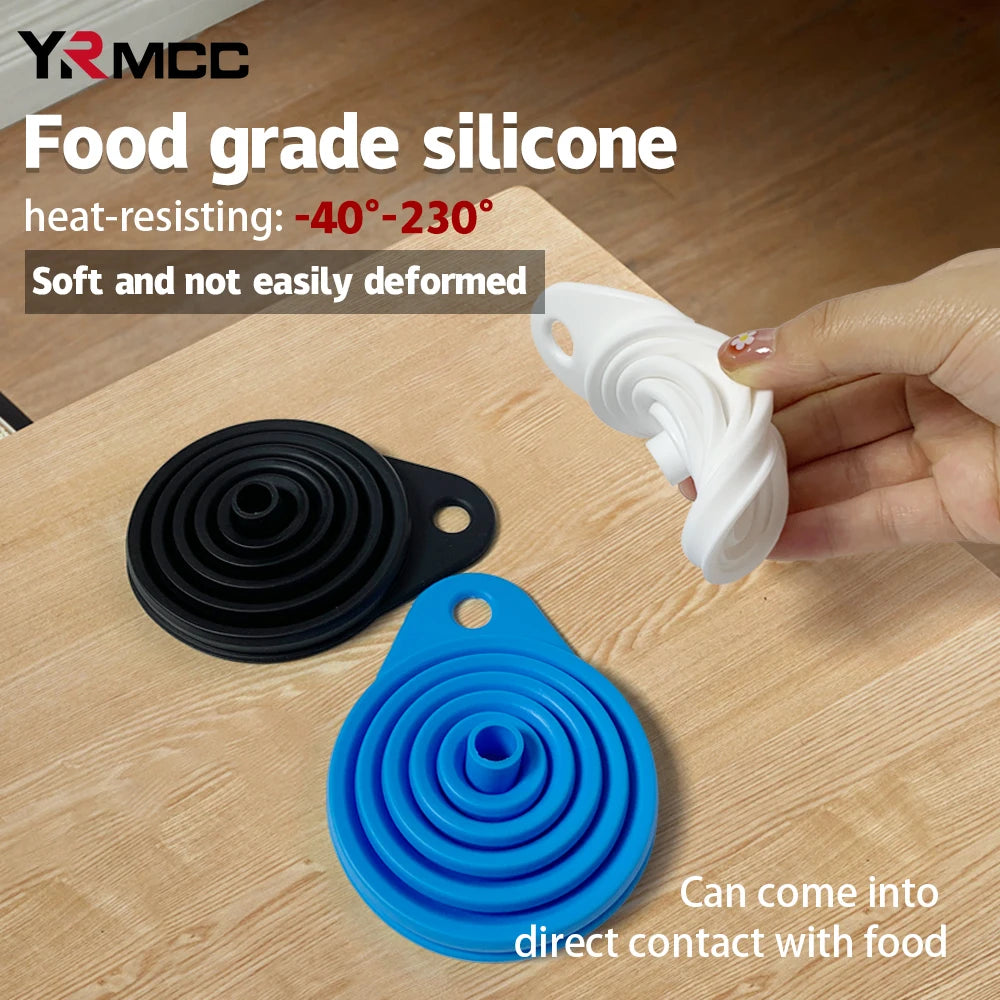Mess-Free Foldable Funnel